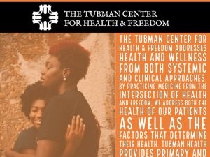The Tubman center fundraiser flyer